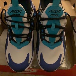 Air Max 270 React GS 'Oracle Aqua Blue' US Woman’s Size 6